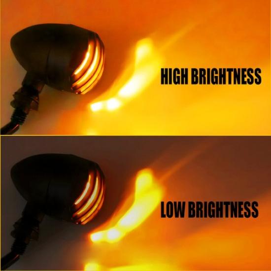 4X For Yamaha V Star 650 950 1100 1300 Motorcycle Turn Signals Lights Blinkers