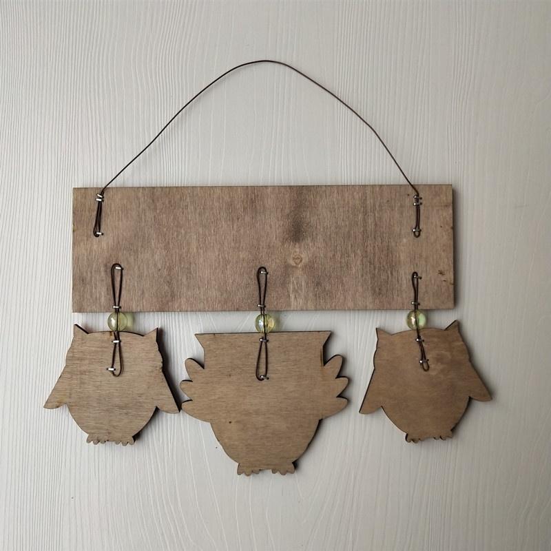 Pastoral Style Home Accessories Creative Personality Owl Listing Welcome To Welcome Store Wall Hanging