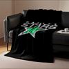 Dallas Stars Logo Blanket Print Blanket Soft and Cozy Perfect for the Living Room Bed Sofa or a Nap,gift