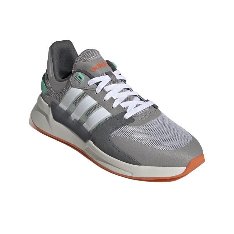 adidas Neo Run 90s Classic Mesh TPU Shock Absorption Non-Slip Wear-Resistant Low-Top Running Shoes Men Sneakers Brown Green EG8655