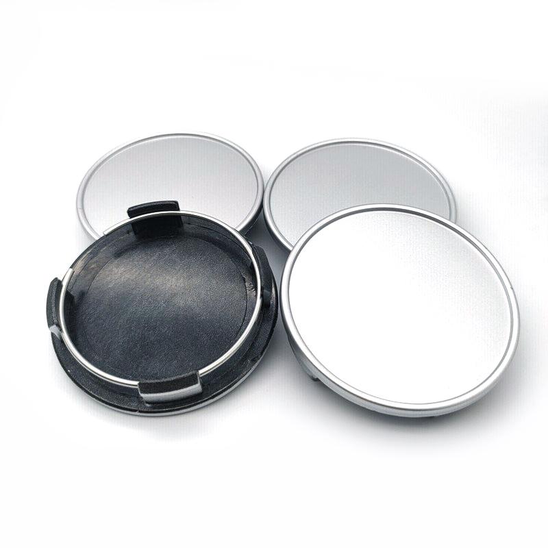 4pcs 65mm 61mm 60mm Wheel Rim Center Hub Cap Cover Universal for Car Styling Rims Trucks Silver/ Black