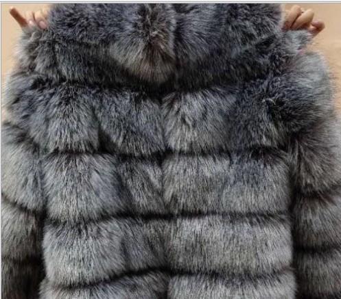 Fur European And American Imitation Fox Fur Imitation Fur Jacket Women'S Short Long-Sleeved Fur Artificial Fur, Fur Women