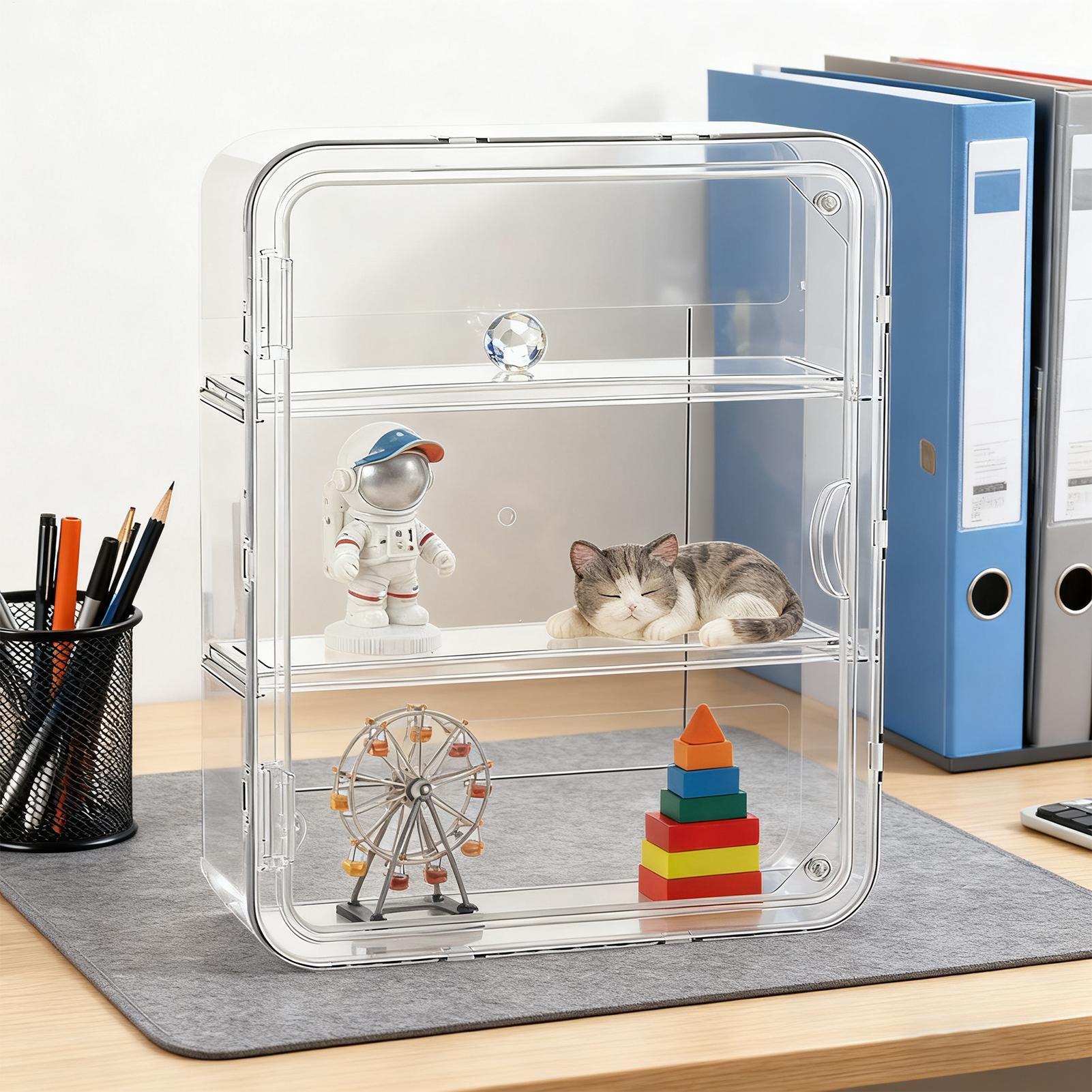 

Storage Box Transparent Acrylic Display Boxes Dustproof Doll Figure Blind Box Organizer Cabinet Display Stand China Mainland