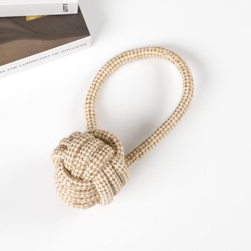 Dog Pet Toy Cotton and Linen Rope Ball Pet Toy Decompression and Bite-resistant Toy Set