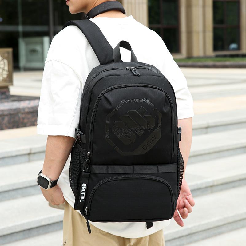 

Модная сумка большой вместимости в корейском стиле для репетиторства и поездок для учеников средней и старшей школы, повседневная школьная сумка, мужская сумка .