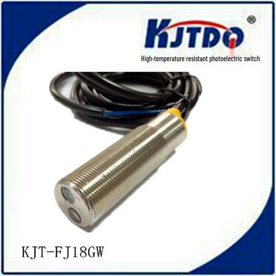 KJTDQ/Kaigit High-Temp Photoelectric Sensor M18 PNP 3-Wire, Normally Open Photoelectric Switch KJT Series