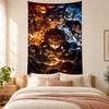 Akaza Demon Slayer Tapestry Highquality for Decorating Living Room Bedroom Dorm Walls Ideal As Bedroom Wallart Orholiday Gift