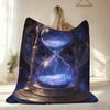 Hourglass Of The Cosmos Throw Soft Flannel AC Blanket Lightweight Summer Nap Throw Cozy  Blanket for Sofa Bed Travel Home