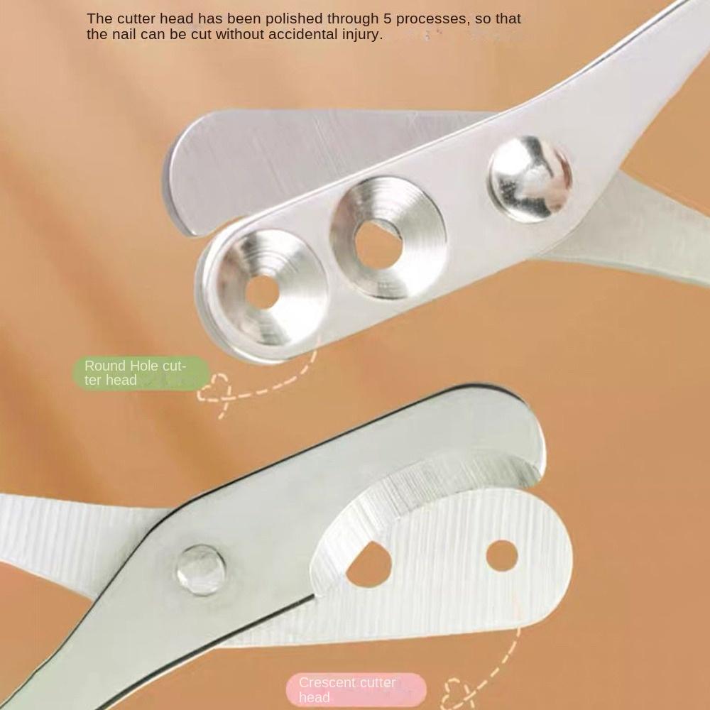 Plastic and Metal Double Hole Small Blind Clippers Pet Supplies Chinchilla Nail Clippers