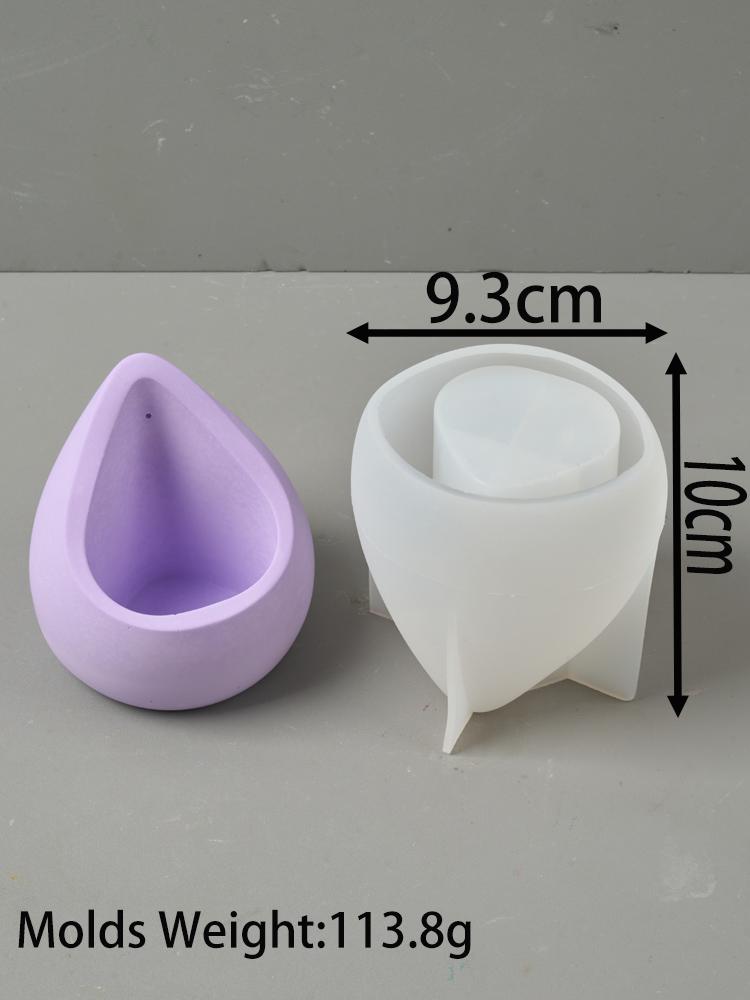 

Форма из силикона для подсвечника в виде капли воды, сделай сам, ваза для суккулентов, материалы для рукоделия, формы для гипсовых, бетонных, смоляных коробок для хранения, домашний декор