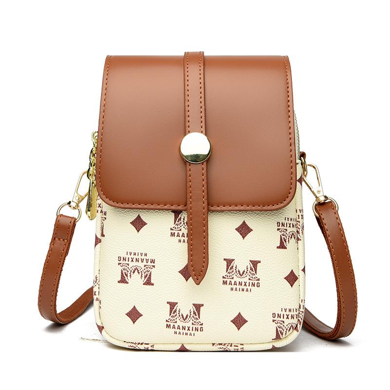 Women's bag new fashion color mobile phone bag mini small versatile oblique span shoulder