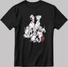 101 Dalmatians Characters Black Tshirt