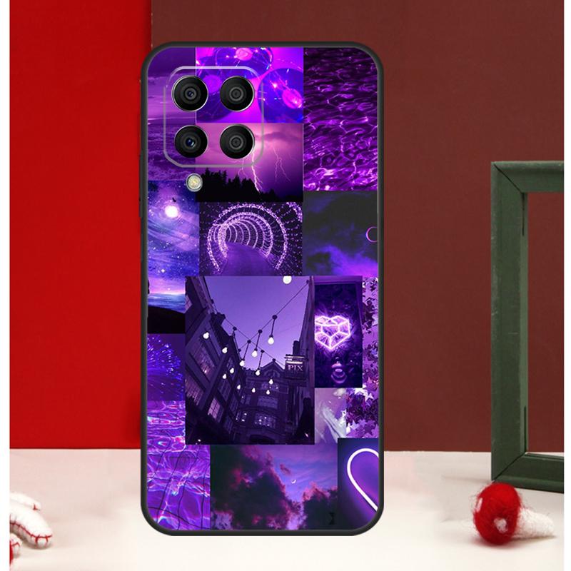Purple aesthetic Case For Samsung Galaxy M54 M34 M14 M35 M56 M12 M06 M32 M52 M55 M15 M11 M13 M16 M36 M31 M53