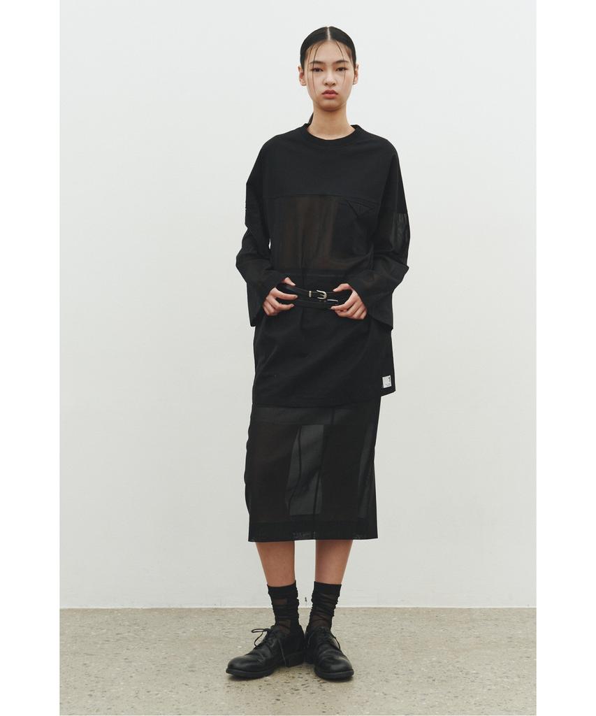 Recorde Layered Lining Sheer Skirt_Rqkas25542Bkx