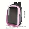 Cat Bag Pet Backpack Portable Breathable Large Space for Outing Hand Holding Foldable Cat Pet Bag