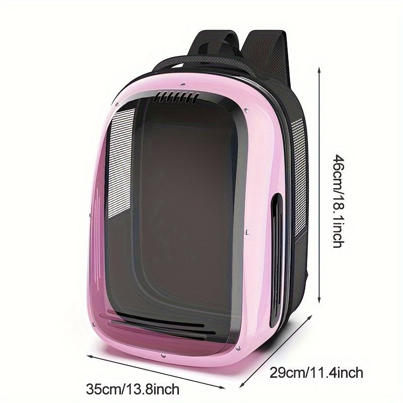Cat Bag Pet Backpack Portable Breathable Large Space for Outing Hand Holding Foldable Cat Pet Bag