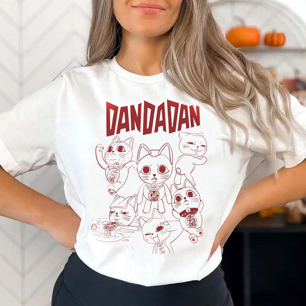 Seiko Ayase T-shirt Dandadan Cosplay Anime T Shirt Cartoon Short Sleeve Harajuku Tshirt Women Men