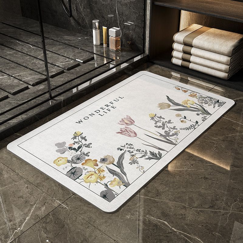 Toilet Floor Mat, Diatom Mud, Bathroom Water-absorbing Non-slip Mat, Door Mat Entering the Door, Toilet, Kitchen Door Mat