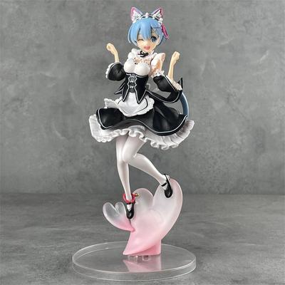 Anime Figure Re:Život v jiném světě od Zero Rem Maid Sukně stojící model hračky PVC akční kolekce panenky