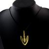Anime JOJOS BIZARRE ADVENTURE Necklace Kujo Jotaro Arrow Metal Pendant Chain Choker Necklaces Charm Gifts Jewelry