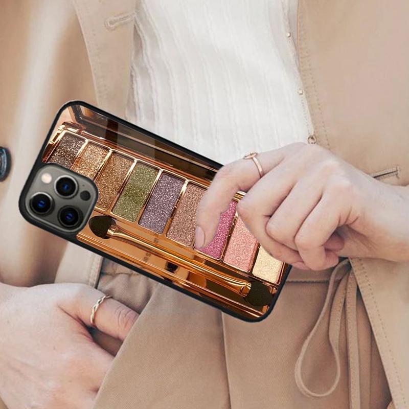 Makeup Eyeshadow Palette Magnetic Phone Case For APPLE iPhone 17 Air 16 14 13 12 Pro Max 15 Plus Wireless Charge MagSafe Cover