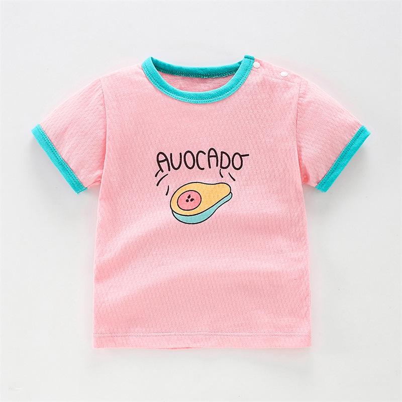 Baby Top Pure Cotton Short-sleeved Baby Girl Summer Thin Children's Clothing 0 Years Old 1 Boy T-shirt 3 Children Half-sleeved Children