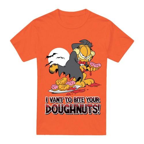 Garfield Mens I Vant Donuts T-Shirt
