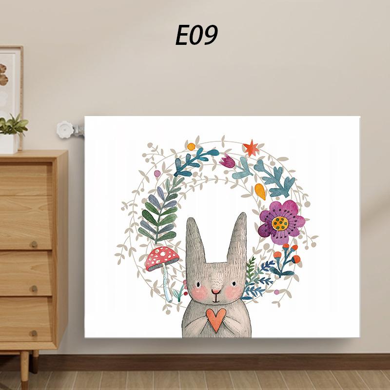 

All-inclusive Radiator Dust Cover Household Oil Tin Dust Cover Heater Dust Cover Fabric Electric Radiator Protective Cover 55-65CM