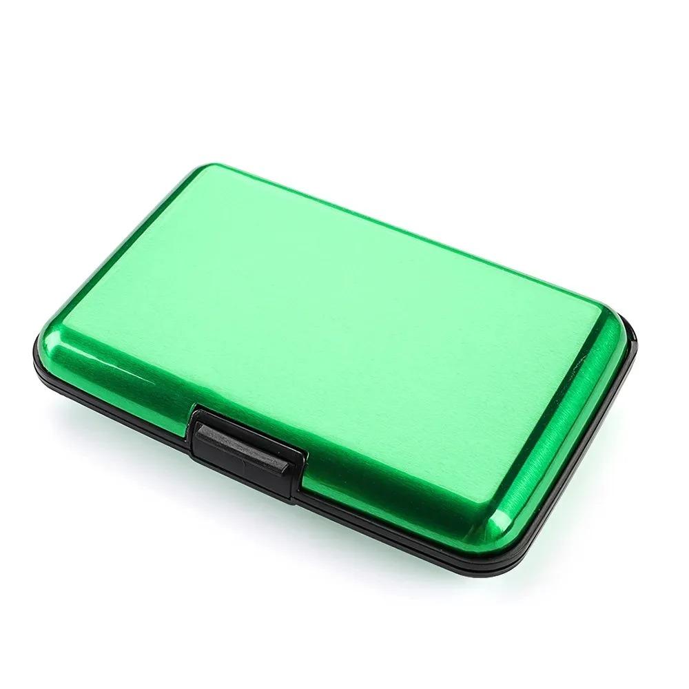 RFID Blocking Credit Card Holder Men Women Coin Purse Aluminum Metal Waterproof Anti-Theft Wallet Business Card Case