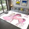 Anime Unicorn Pattern Carpet Girl Bedroom Decoration Game Mat Large Carpet Home Indoor Non -Slip Floor Mat Kids Room Decor Carpet