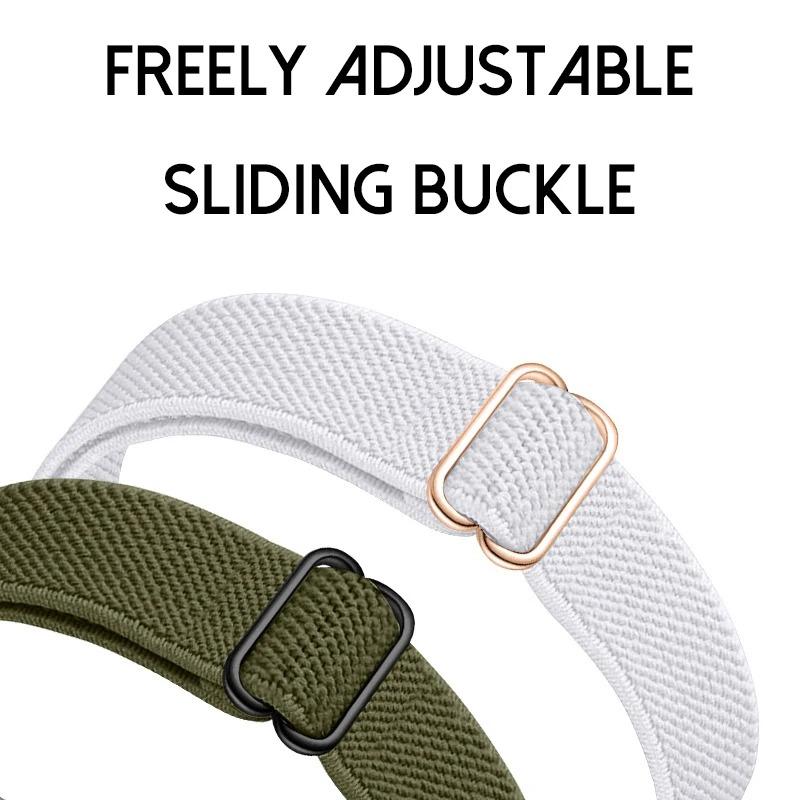 Braided Strap for Xiaomi Mi Band 8 Elastic Nylon Solo Loop Adjustable Watchbands Replacement Correa Bracelet for Miband 10/9/8