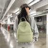 Schoolbag simple casual mini backpack women's 1011 new fashionable solid color small bag small fresh student travel backpack