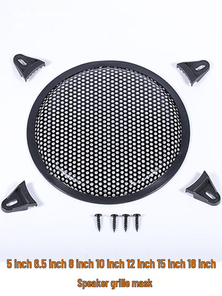 Iron Mesh Speaker Grille Cover for 5-15 Inch Audio Speakers