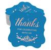 Inkdotpot Real Gold Foil Thanks For Celebrating With Us Bridal Shower-Baby Shower-Retirement-Wedding-Birthday Tags
