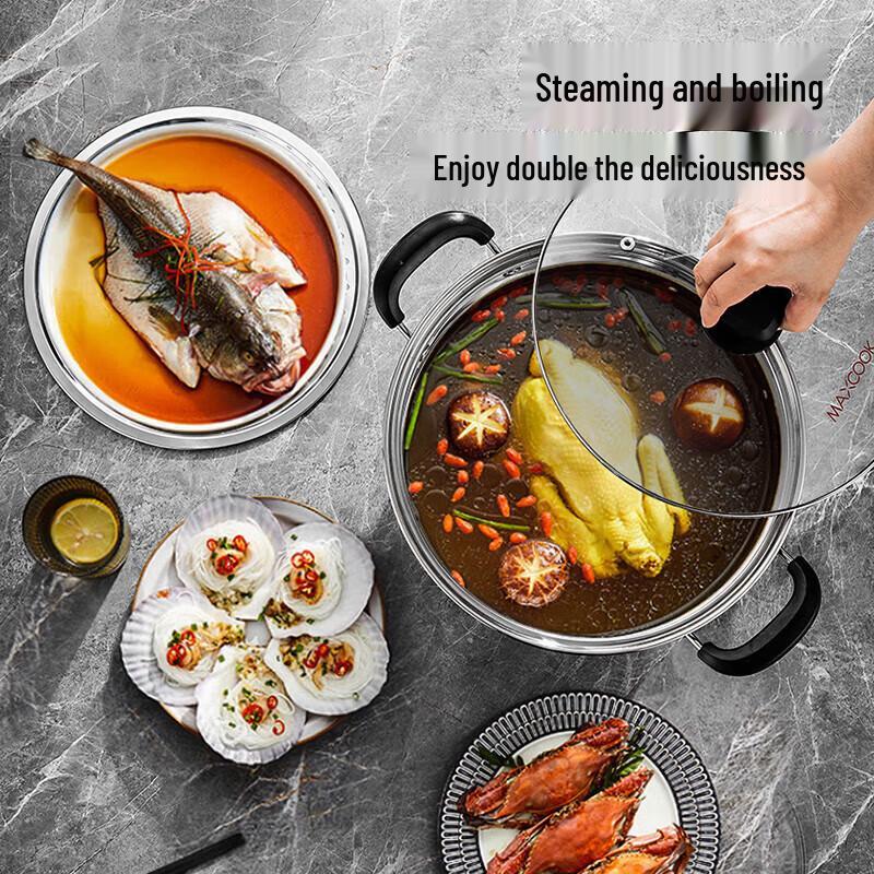 maxcook Dampfgarer aus Edelstahl 304