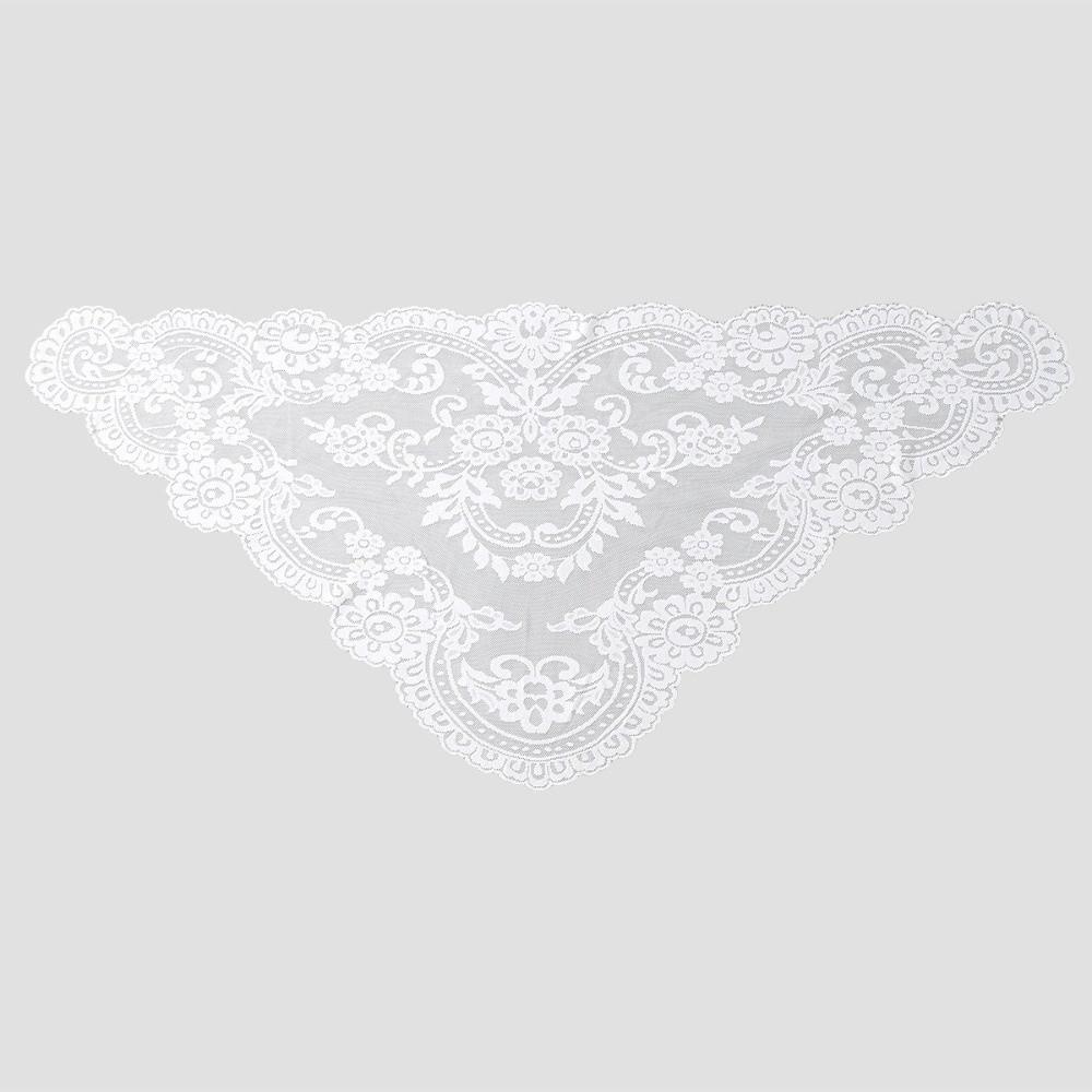 White Dot Lace Scarf Thin Hair Scarf Headband New Foulard Bandana  Women
