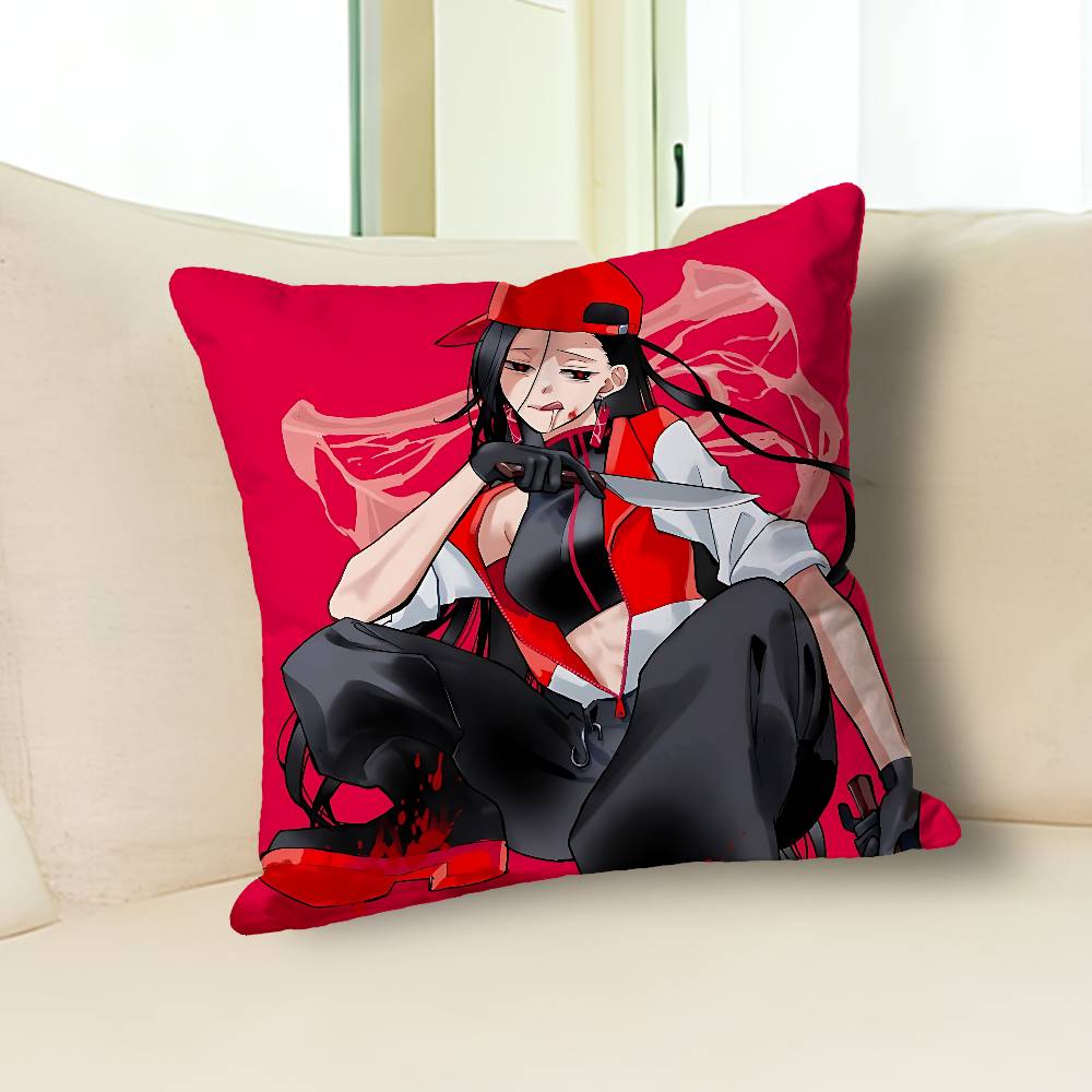 Y-Yi Xi Singer M-Meat Girl Pillow Cases for Bedroom Living Room Sofa Home Decor Polyester Cushion Cover with Zipper