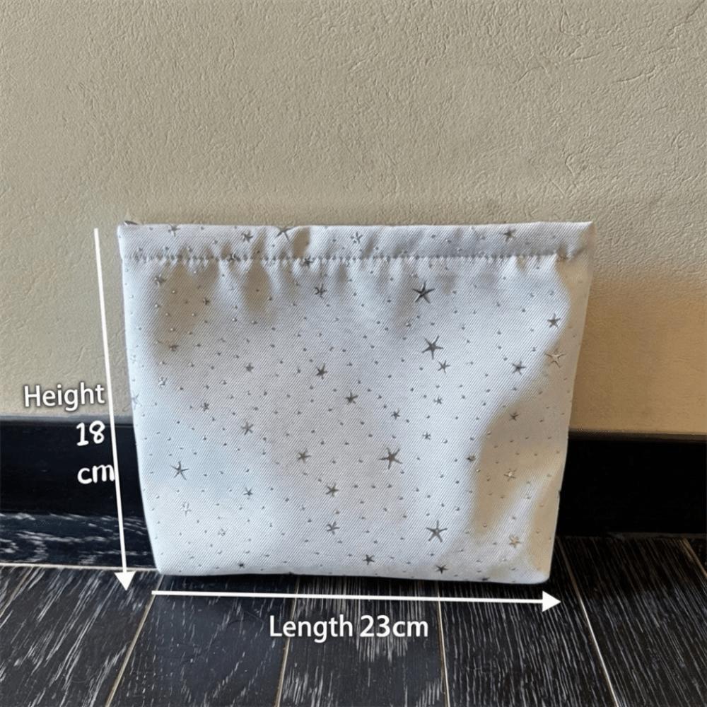 New Starry Design Makeup Bag Large Capacity Simple Fresh Cosmetic Pouch Handbag Travel Organizer