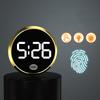 1pc Auto Interior Accessories Universal Car Dashboard Digital LED Clocks Touch Screen Stick-On Mini Ornament Decoration Watch