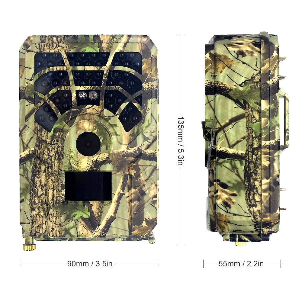 5MP 480P Wildkamera mit Bewegungserkennung, Jagdkamera für den Außenbereich, Wildlife Scouting Kamera 46