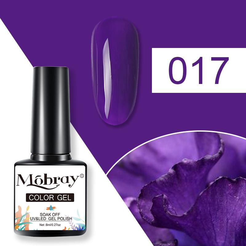 Mobray 80 Colors Gel Nail Polish 8ML Semi Permanent Gel Lacquer Soak Off UV Gel for Nail Art
