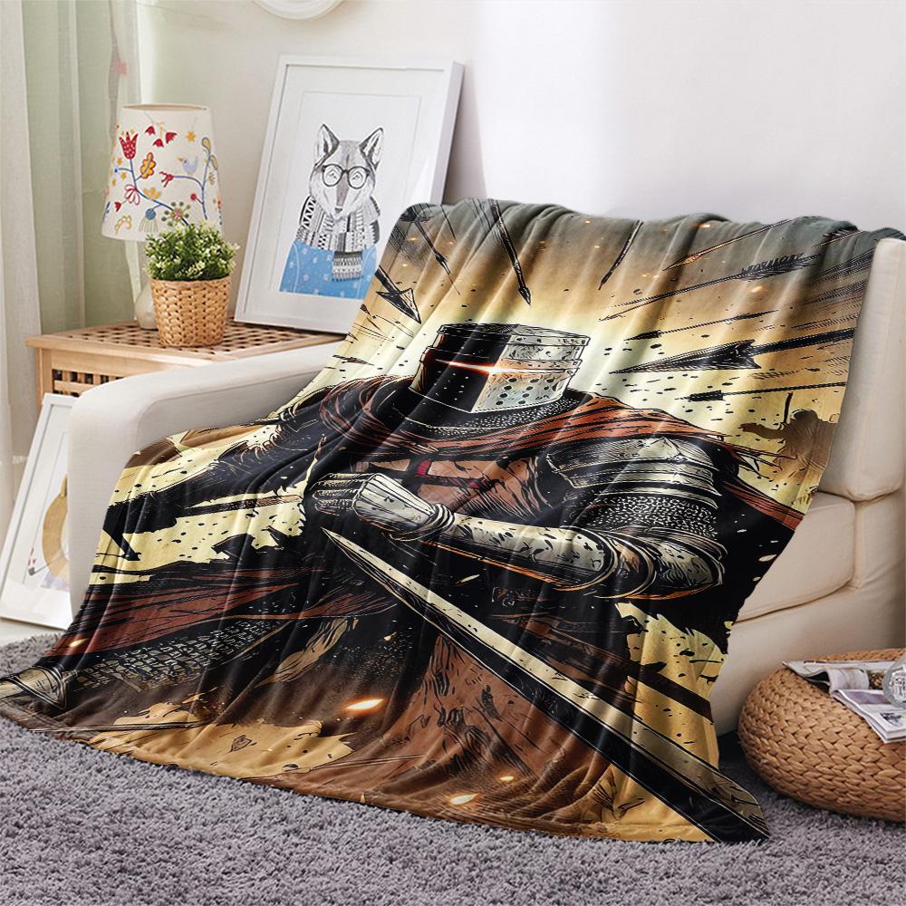 1 Stück Alien Erde Print Flanelldecke, Hohe Qualität, Bequem für alle Jahreszeiten, Heimdekoration, Wärme und Komfort, Perfekt für Weihnachtsgeschenke