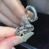 Niche Design Sense Full Of Diamonds Zircon High-End Sense Fashion Opening Bracelet Cold Wind Bracelet Women