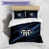 Valencia FC Printed 3PCS Bedding Set Breathable Duvet Cover with Pillowcases Decorative Bed Linen for Bedroom Home