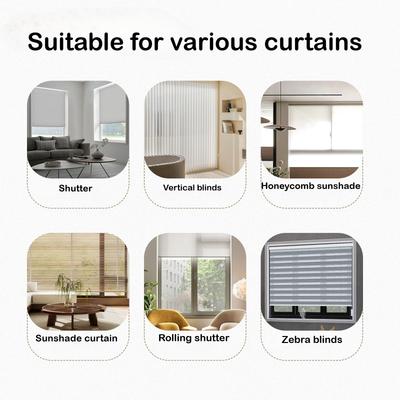 Zigbee Tuya Smart Home App for Remote Control of Lithium - Battery Solar - Charging Smart Curtain Motor