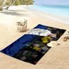 Gregor Kobel Print Beach Towel, Large Soft Quick Dry Towel for Beach Camping Swimming