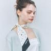 [I'V Jang Won-young, Worn In Autumn] Heart and Sparkle Twilly Silk Scarf_2 Colors