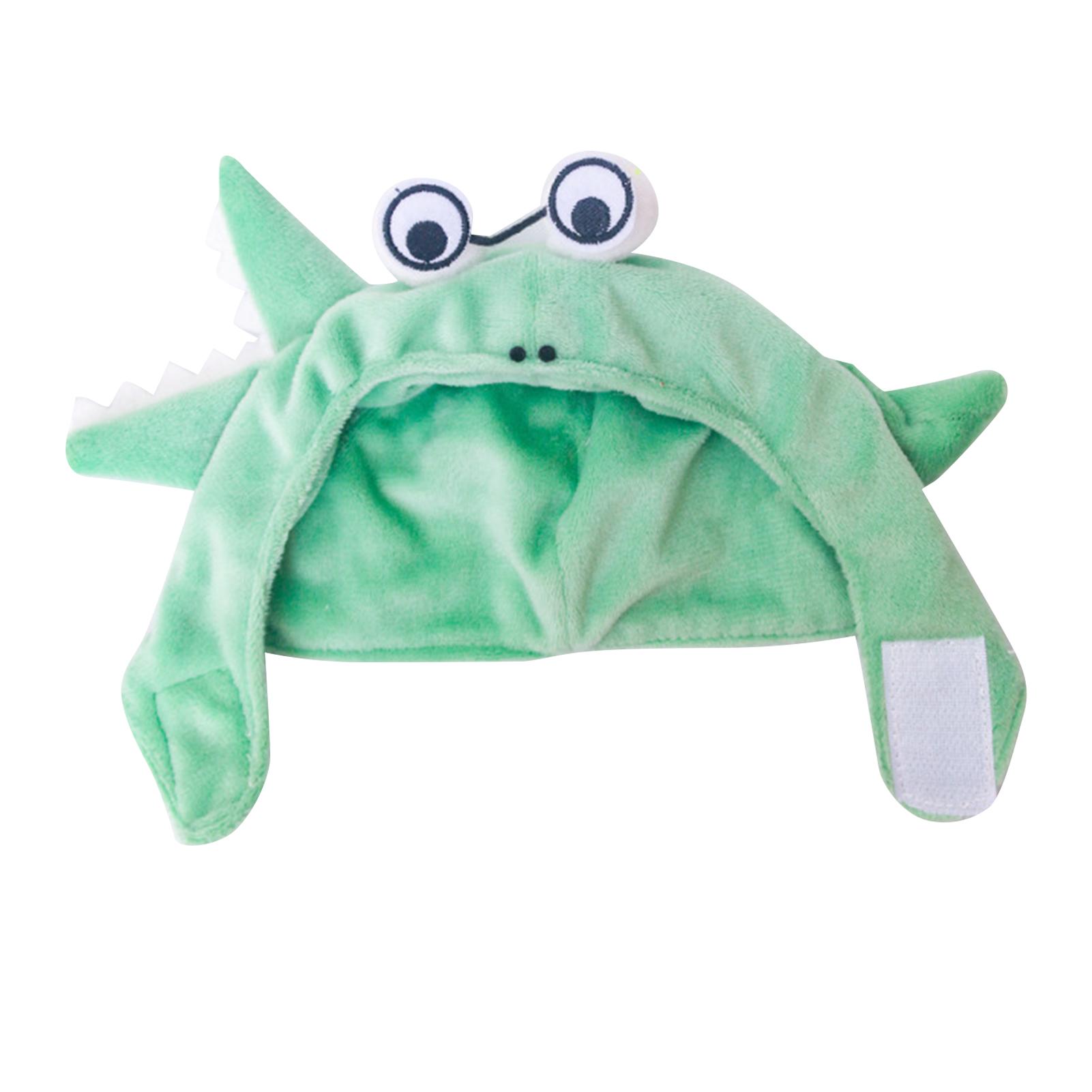 

Костюм для питомца, шапка, регулируемая, мягкая, дышащая, моющаяся, милый головной убор для кошки для щенка, фестивальная вечеринка Green