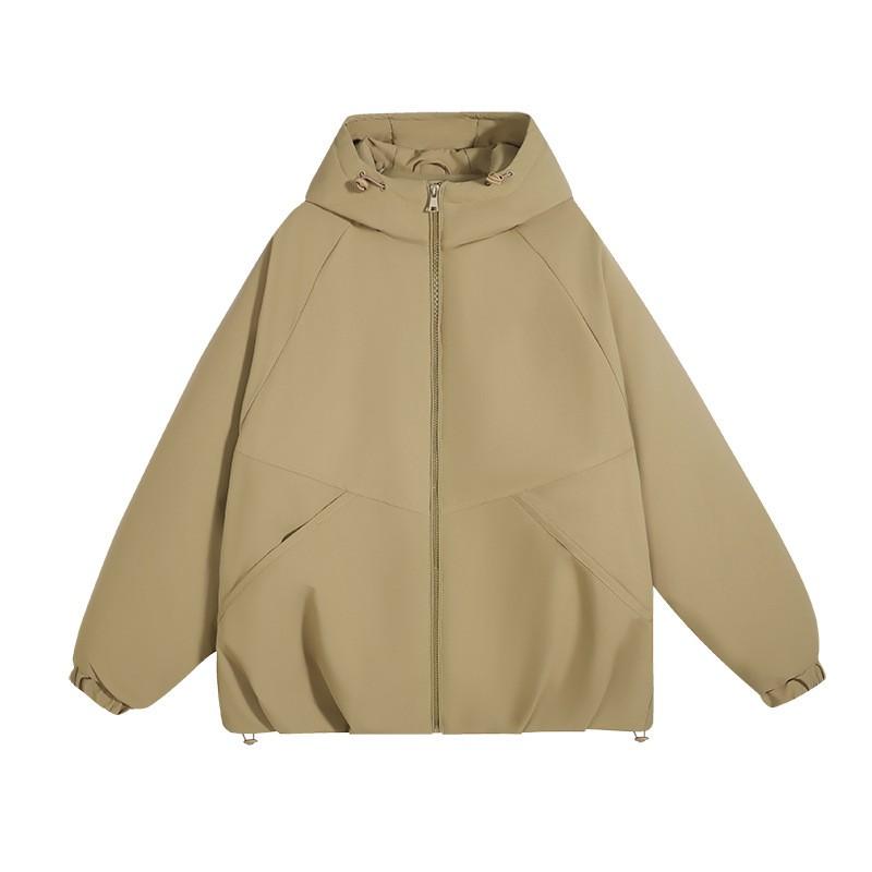 Mens Winter Puffer Jacket Warm Thick Cotton Coat Hooded Loose Fit Casual Outerwear Cold Weather