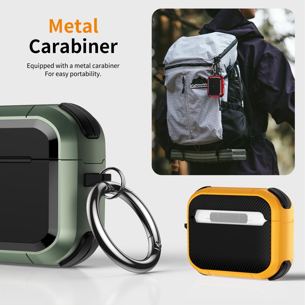 2025 New Armor For AirPods Pro 3 Case Protector Shockproof Accessories Charging Cover with Cleaning Kit for AirPods Pro 3 Case